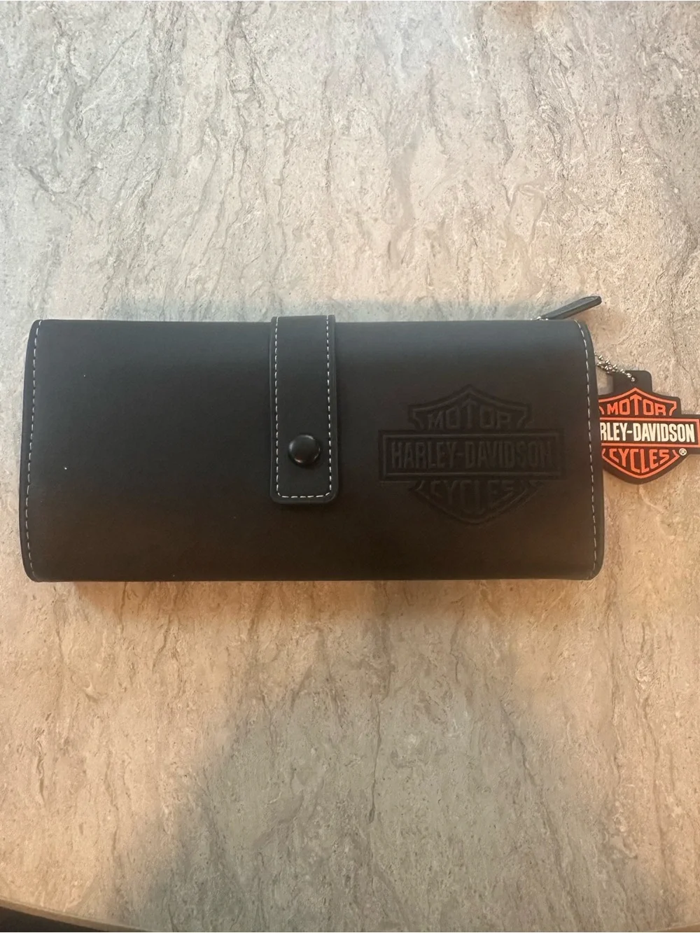 Harley-Davidson Black Men's Long Wallet